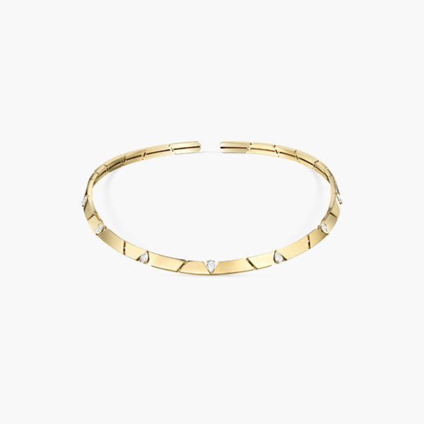 MUSE Choker- in yellow gold