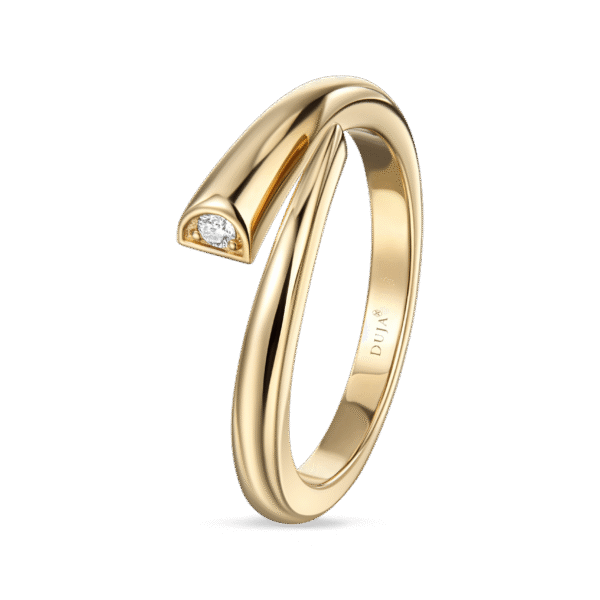 Intersect Ring- in yellow gold