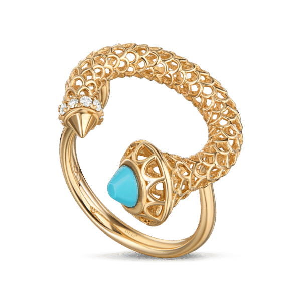Ladon Rings- in yellow gold