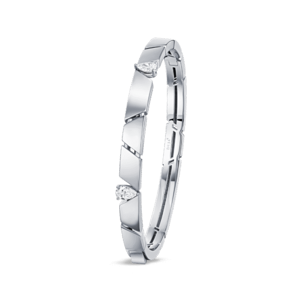 MUSE Classic Bangle- in white gold