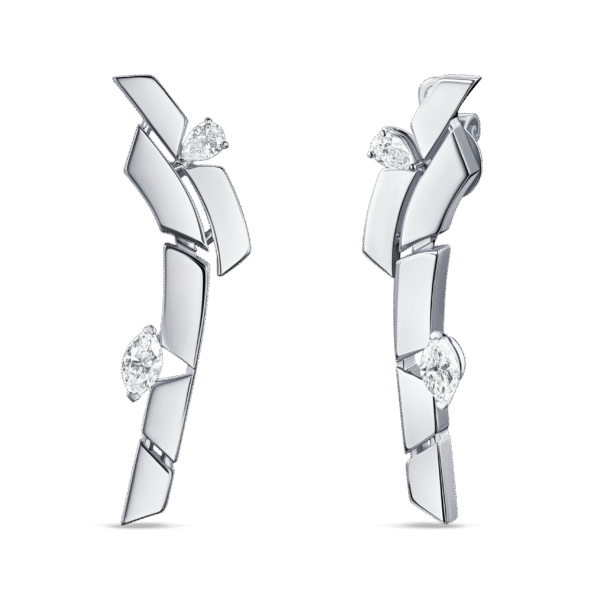 MUSE Earring- in white gold