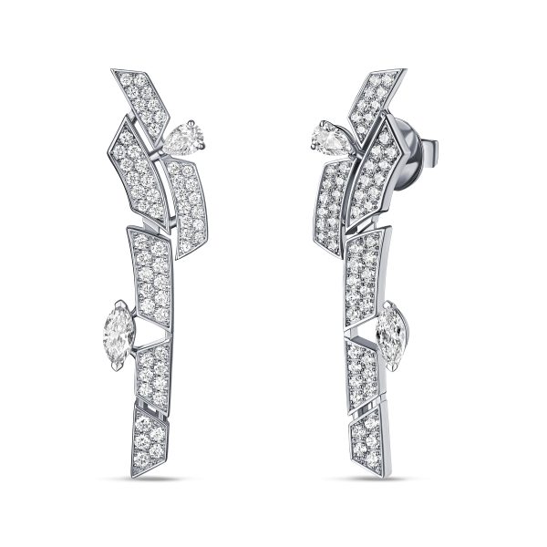 MUSE Earring- in white gold