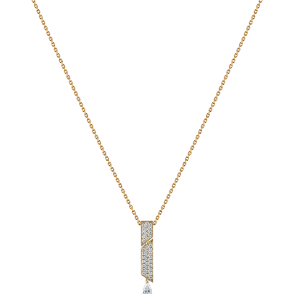 MUSE Pendant- in yellow gold