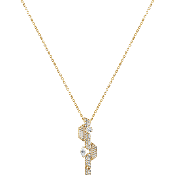 MUSE Pendant- in yellow gold
