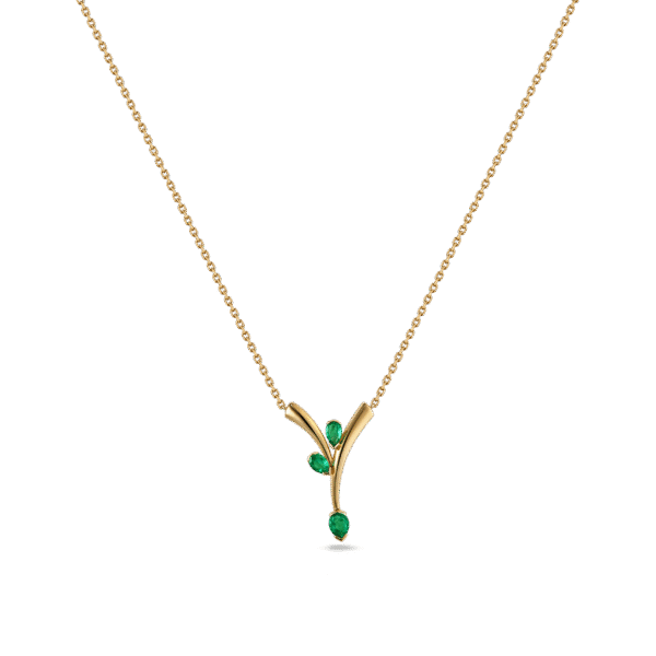 Intersect Pendant- in yellow gold