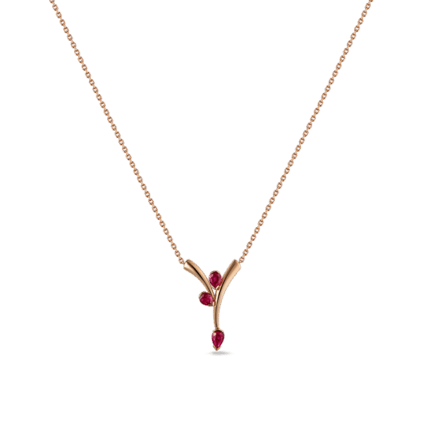 Intersect Pendant- in rose gold