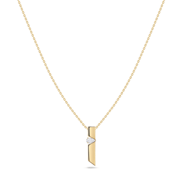 MUSE Pendant- in yellow gold