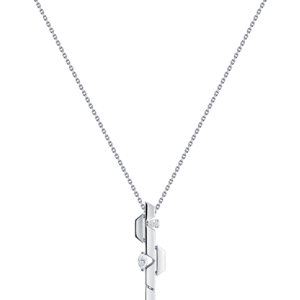 MUSE Pendant- in white gold