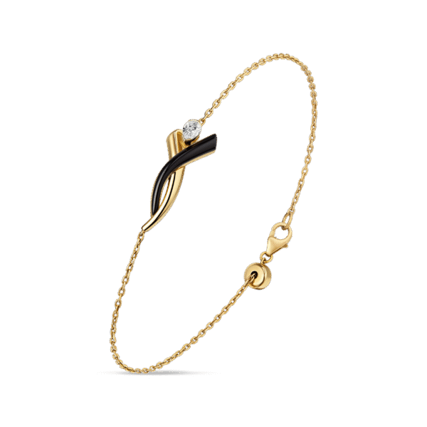 Intersect Bracelet- in yellow gold