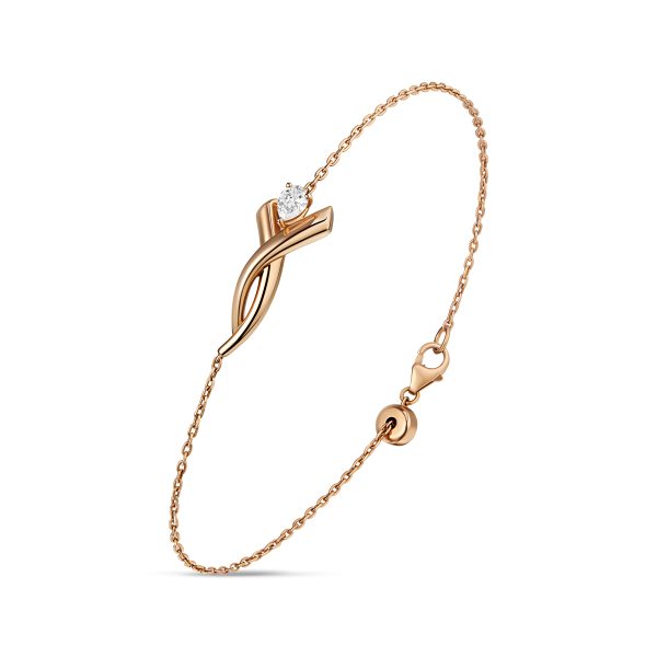 Intersect Bracelet- in yellow gold