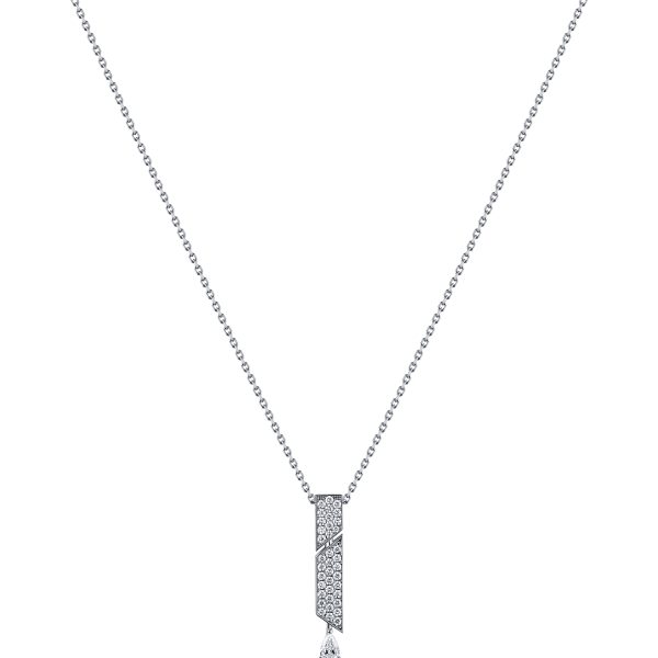 MUSE Pendant- in white gold