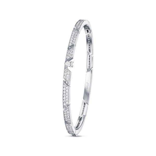 MUSE Bangle, Small Model- in white gold